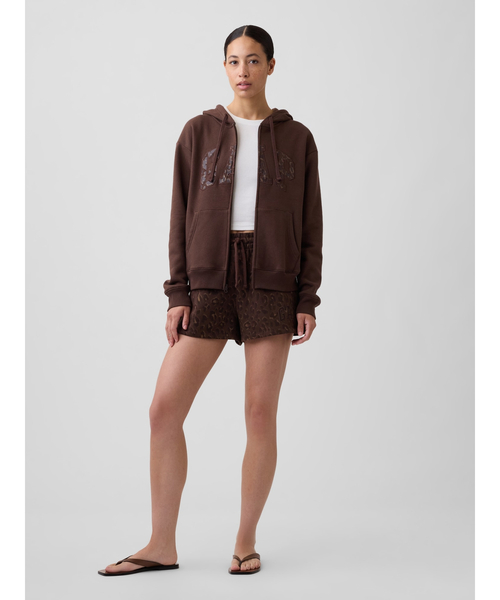 GAP（ギャップ） パーカー リラックスフィット GAPロゴ ジップアップ
