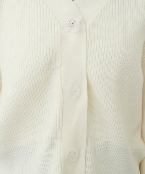 「natural couture」 ニットカーディガン FREE モカ レディース_画像9