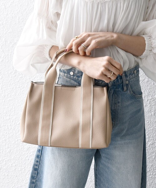 「SHIPS any」 ハンドバッグ ONE SIZE ブラック レディース_画像7