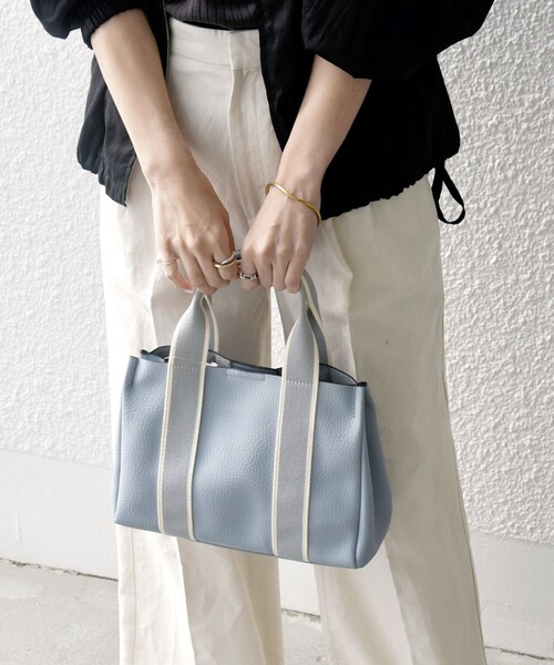 「SHIPS any」 ハンドバッグ ONE SIZE ブラック レディース_画像8