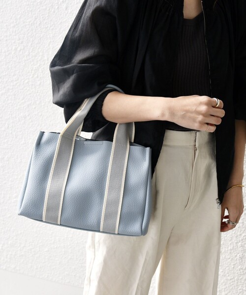 「SHIPS any」 ハンドバッグ ONE SIZE ブラック レディース_画像9