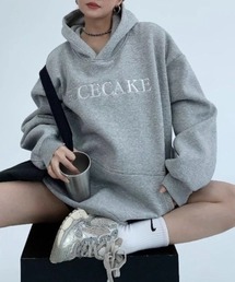 「CREARE -LINO-」 プルオーバーパーカー LARGE グレー レディースの画像7