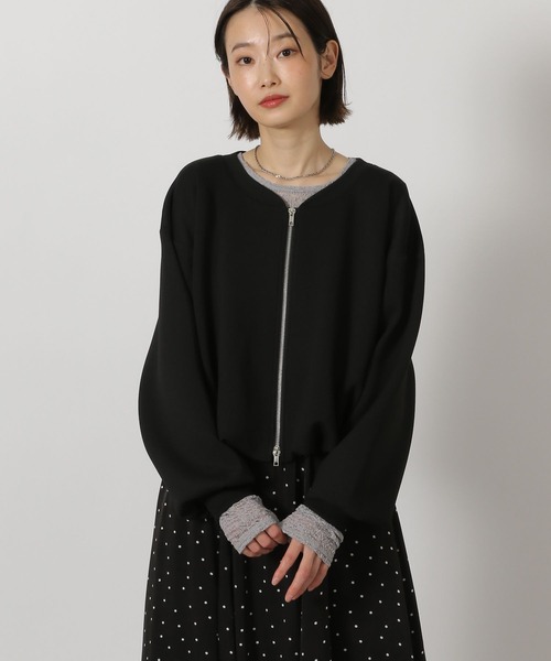 LAKOLE（ラコレ） トレーナー スウェット ダンボールバルーンZIP