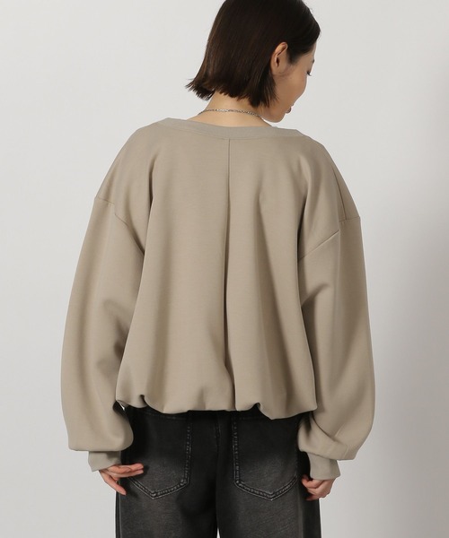 LAKOLE（ラコレ） トレーナー スウェット ダンボールバルーンZIP