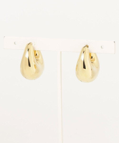 TOM WOOD（トムウッド） ピアス TOM WOOD Bao Hoops Medium Gold バオ