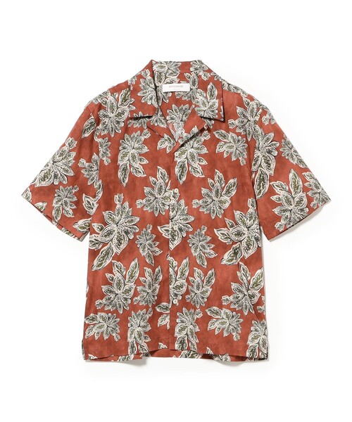 名作 希少 SAINTLAURENT エディ期 ハイビスカス柄 半袖シャツ 39 Brilla per il gusto（ブリッラ ペル イル グスト） シャツ 半袖