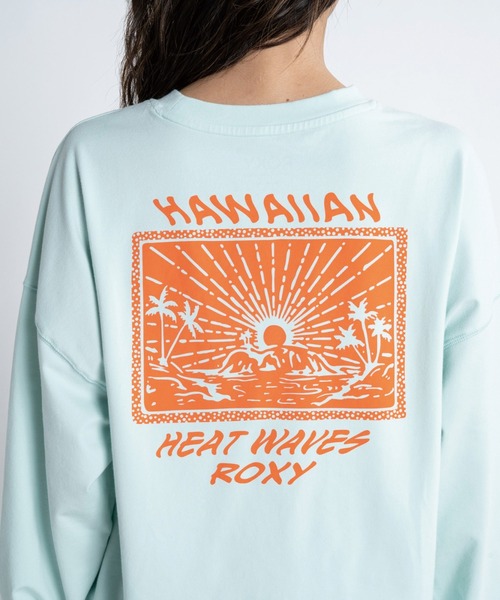 「ROXY」 長袖カットソー MEDIUM パープル レディース_画像4