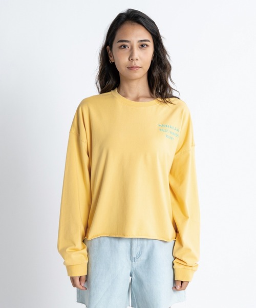 「ROXY」 長袖カットソー MEDIUM パープル レディース_画像8