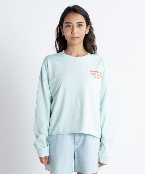 「ROXY」 長袖カットソー MEDIUM パープル レディース_画像9
