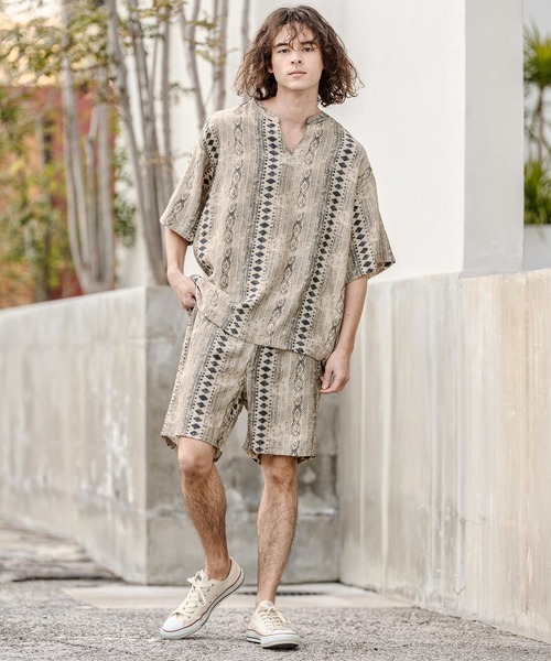 CAMBIO（カンビオ） パンツ mp14718- African Batik Short Pants