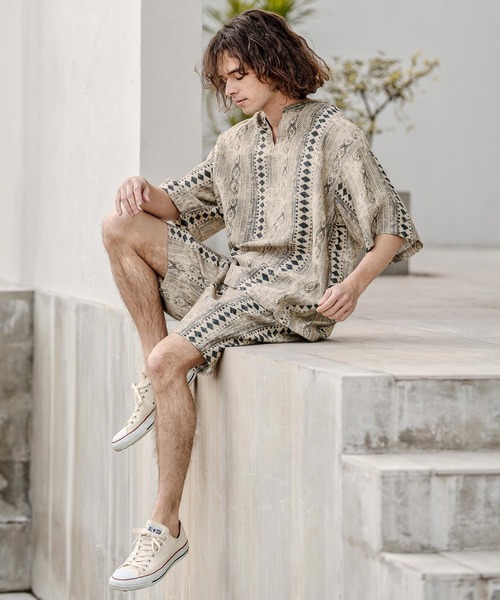 CAMBIO（カンビオ） パンツ mp14718- African Batik Short Pants