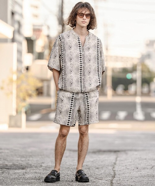 CAMBIO（カンビオ） パンツ mp14718- African Batik Short Pants