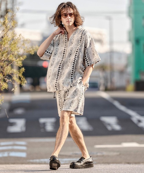 CAMBIO（カンビオ） パンツ mp14718- African Batik Short Pants