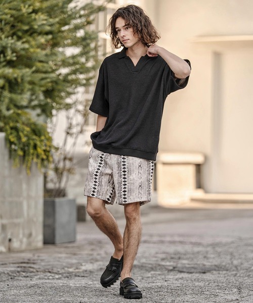 CAMBIO（カンビオ） パンツ mp14718- African Batik Short Pants