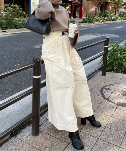 「archives」 パンツ MEDIUM アイボリー レディース_画像5