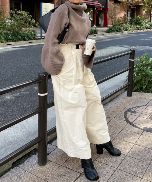 「archives」 パンツ MEDIUM アイボリー レディース_画像6
