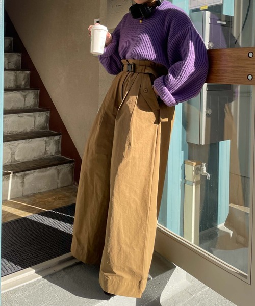 「archives」 パンツ MEDIUM アイボリー レディース_画像9