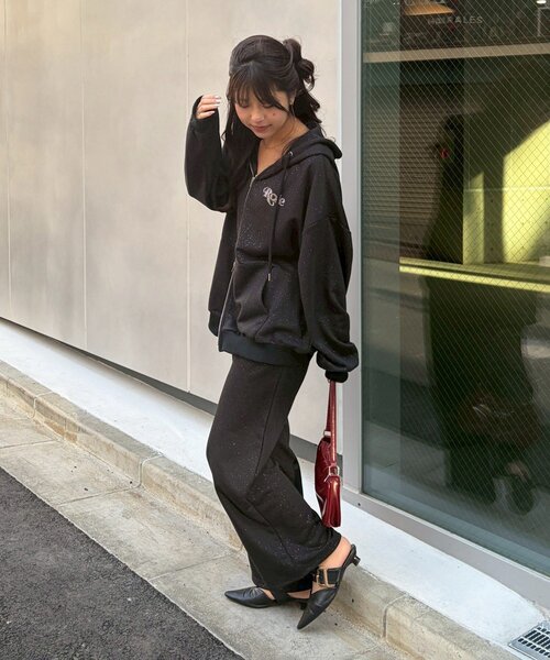 ANOTHER BRANCH OLIVE des OLIVE ワイドパンツ スウェットパンツ