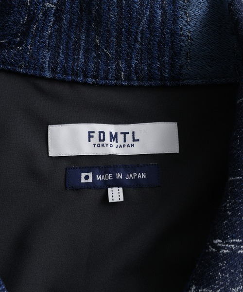 コート ジャケット FDMTL/ファンダメンタル/BORO JACQUARD KIMONO JKT RINSE メンズ レディースの画像
