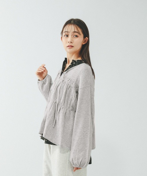 senee 2wayパフシャーリングカーディガン SENEE（セニー）の「2way