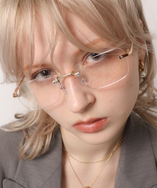 Bilan サングラス 「BILAN」リムレスメガネ001 レディース : ZOZOTOWN