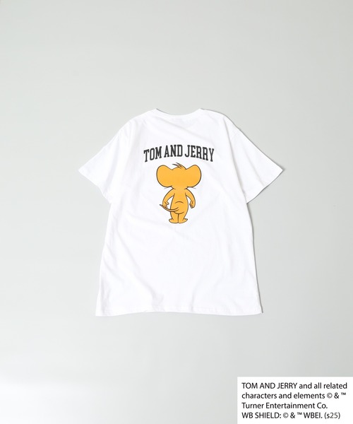 りっとん Tシャツ tシャツ TOM＆JERRY プリントTシャツ 半袖 メンズ レディース