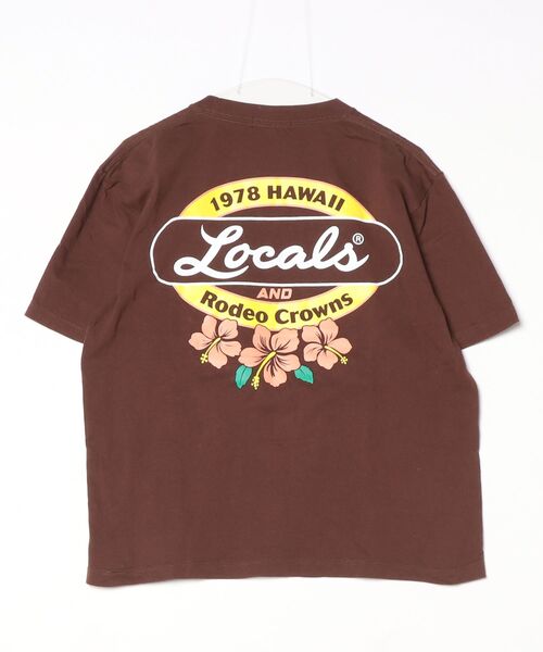 「Rodeo Crowns」 ワンポイント半袖Tシャツ M ブラウン レディース_画像2