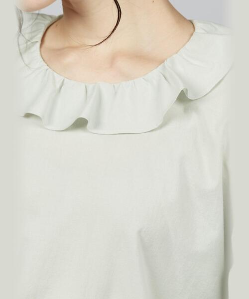「To b. by agnes b.」 長袖ブラウス 38 グリーン レディース_画像8