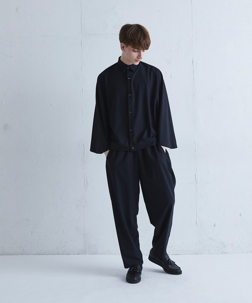 「Lui's」 長袖シャツ FREE ネイビー メンズ_画像9