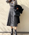 「aquagarage」 プリーツスカート M...の詳細画像5