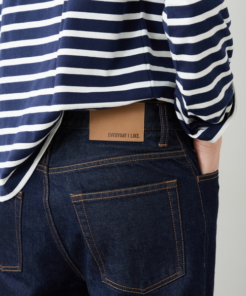 「Deuxieme Classe」 ブーツカットデニムパンツ 36 エメラルドブルー レディースの画像