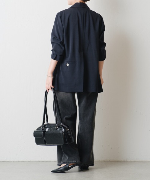 「COLLAGE GALLARDAGALANTE」 テーラードジャケット FREE カーキ レディース_画像4