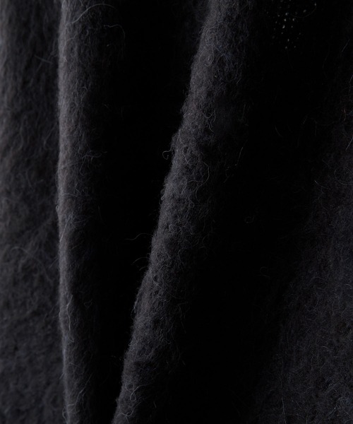「CLEL」 ニットカーディガン L チャコールグレー メンズ_画像8