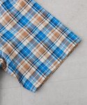 シャツ 半袖 「ユニセックス」パナマ織り/袖配...の詳細画像5