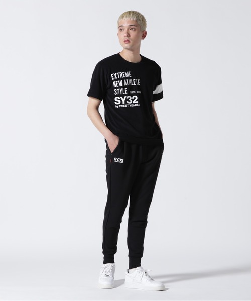 「SY32 by SWEET YEARS」 半袖Tシャツ M ホワイト メンズ_画像2