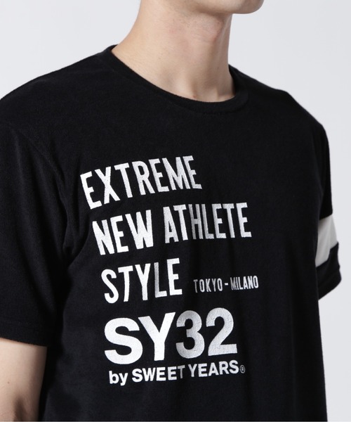「SY32 by SWEET YEARS」 半袖Tシャツ M ホワイト メンズ_画像7