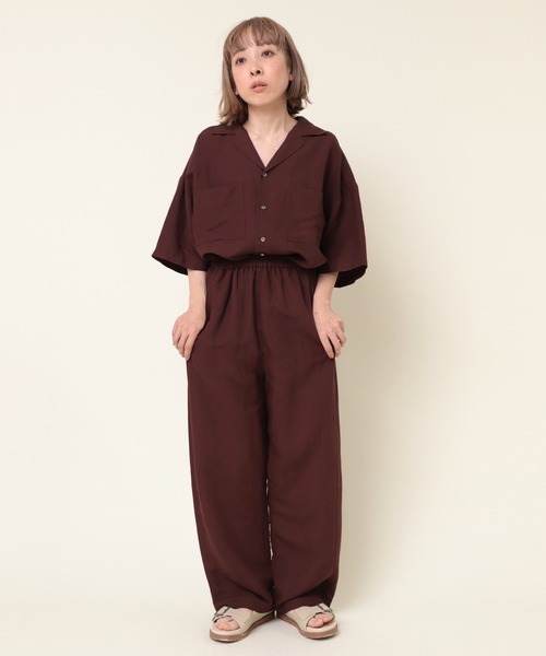 「RNA-N」 スラックス MEDIUM サックスブルー レディース_画像3