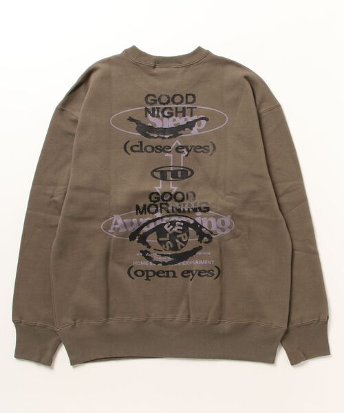 「BEAMS T」 スウェットカットソー - オリーブ メンズ_画像2
