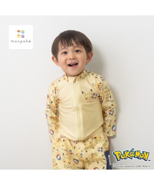 uvカット ラッシュガード monpoke モンポケ キッズ 子供 : ZOZOTOWN