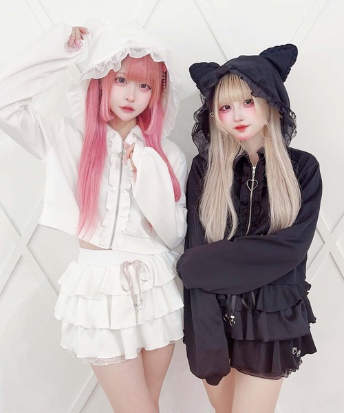 ななもり。ねこみみタオル、パーカーセット MA*RS（マーズ） セットアップ ねこみみパーカーセットアップ