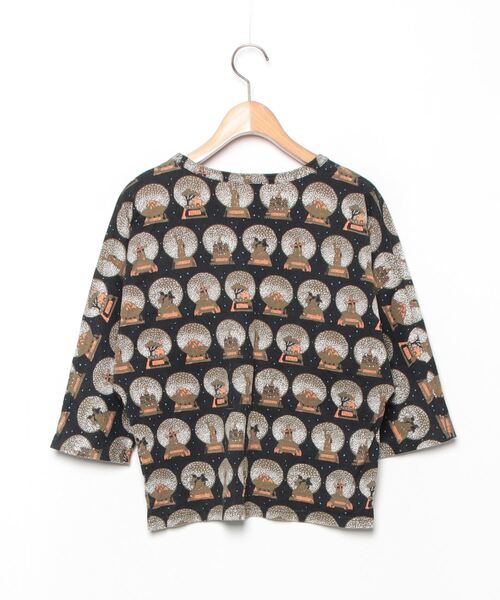 「marble sud」 長袖カットソー - ネイビー レディース_画像2