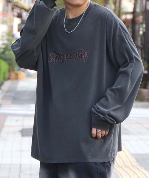 「Confirm」 長袖Tシャツ L グレー系その他2 メンズ_画像3