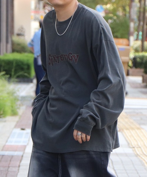 「Confirm」 長袖Tシャツ L グレー系その他2 メンズ_画像5