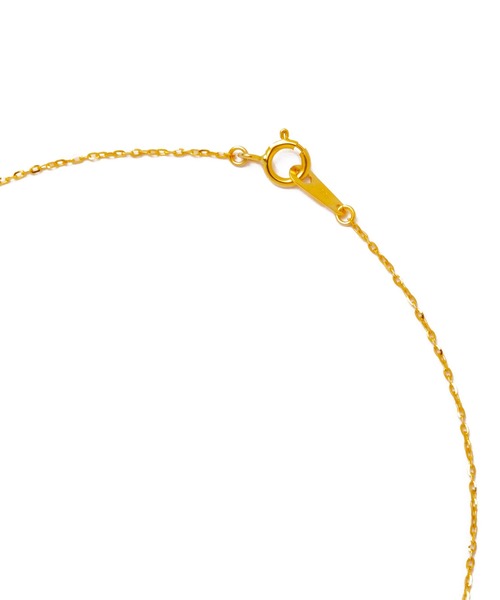 ネックレス 「les bon bon」k18 filament necklace/フィラメント ネックレス BOB942 レディースの画像