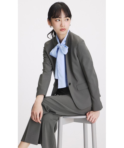 AOYAMA セレモニースーツ スラックス パンツ 冷感ワイドパンツ「美ジ楽