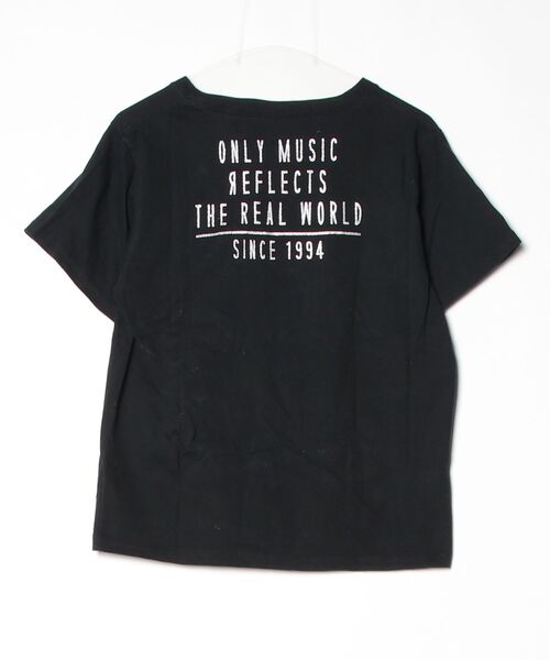 「X-girl」 半袖Tシャツ ONE SIZE ブラック レディース_画像2