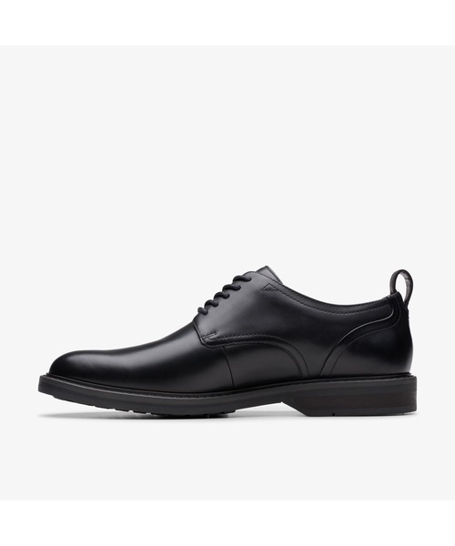 Clarks（クラークス） レザーシューズ UK7.5 ブラック メンズ