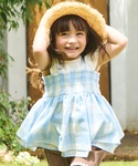 ベビー服 ロンパース 「リンク」ブロックチェッ...の詳細画像3