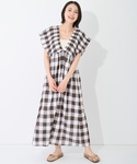 ベビー服 ロンパース 「リンク」ブロックチェッ...の詳細画像4