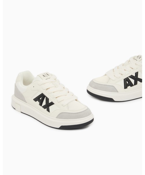 アルマーニ☆スニーカー　21cm新品 ARMANI EXCHANGE スニーカー 「A|X アルマーニ エクスチェンジ」3Dロゴ